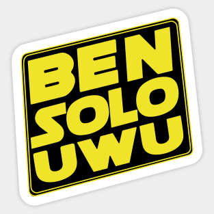 ben uwu Sticker